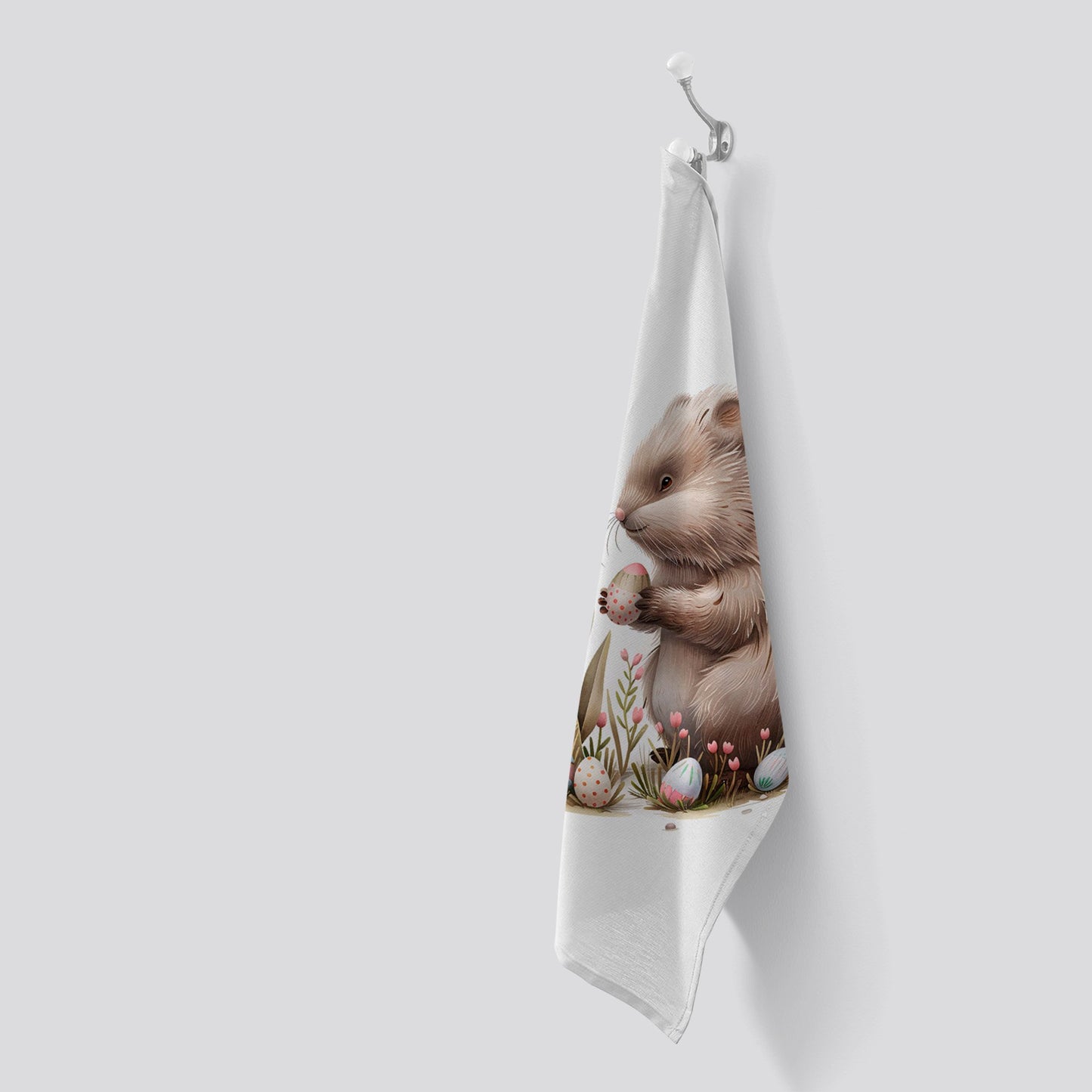 Sweet Easter Porcupine Tea Towel