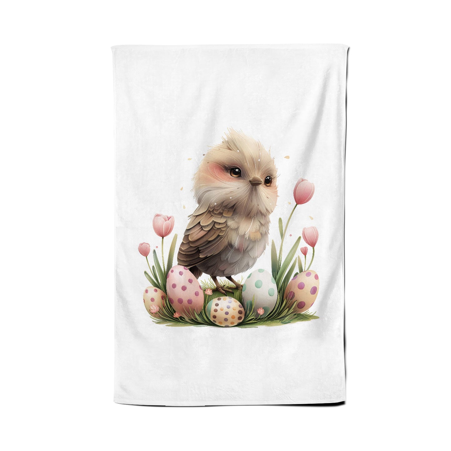 Easter Cukoo Design Tea Towel