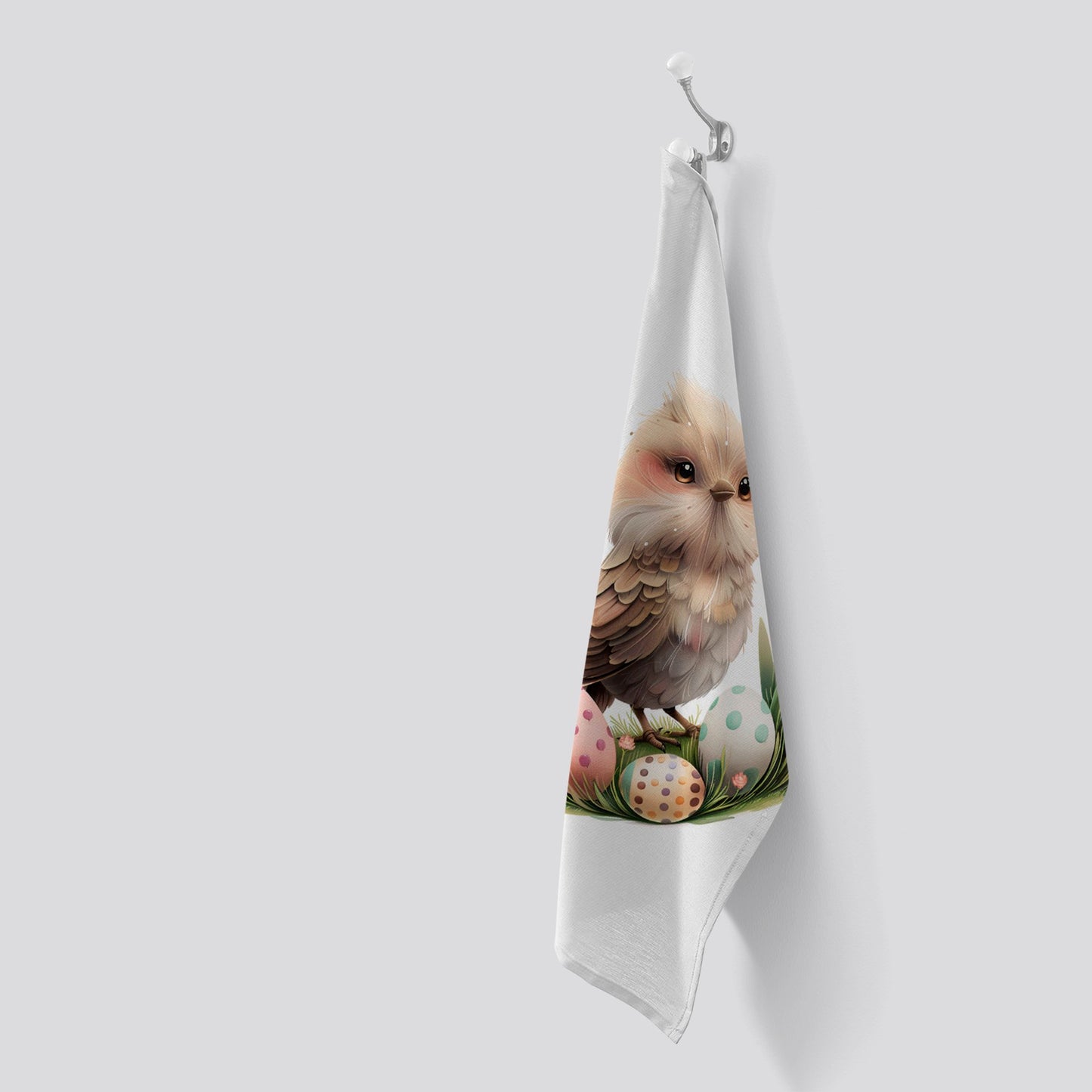 Easter Cukoo Design Tea Towel