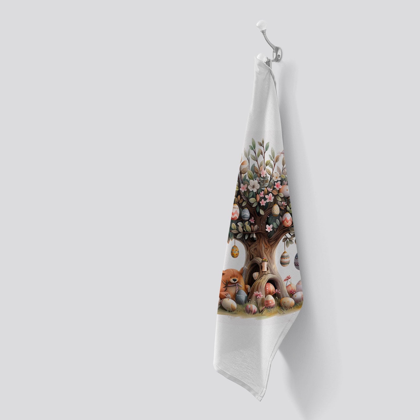 Easter Egg Tree Tea Towel