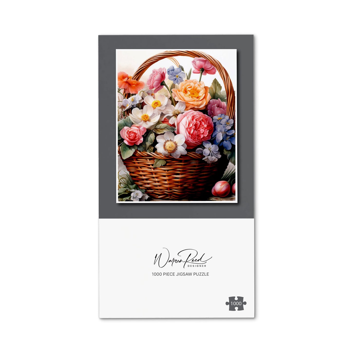 Victorian Easter Basket Watercolour Jigsaw Puzzle