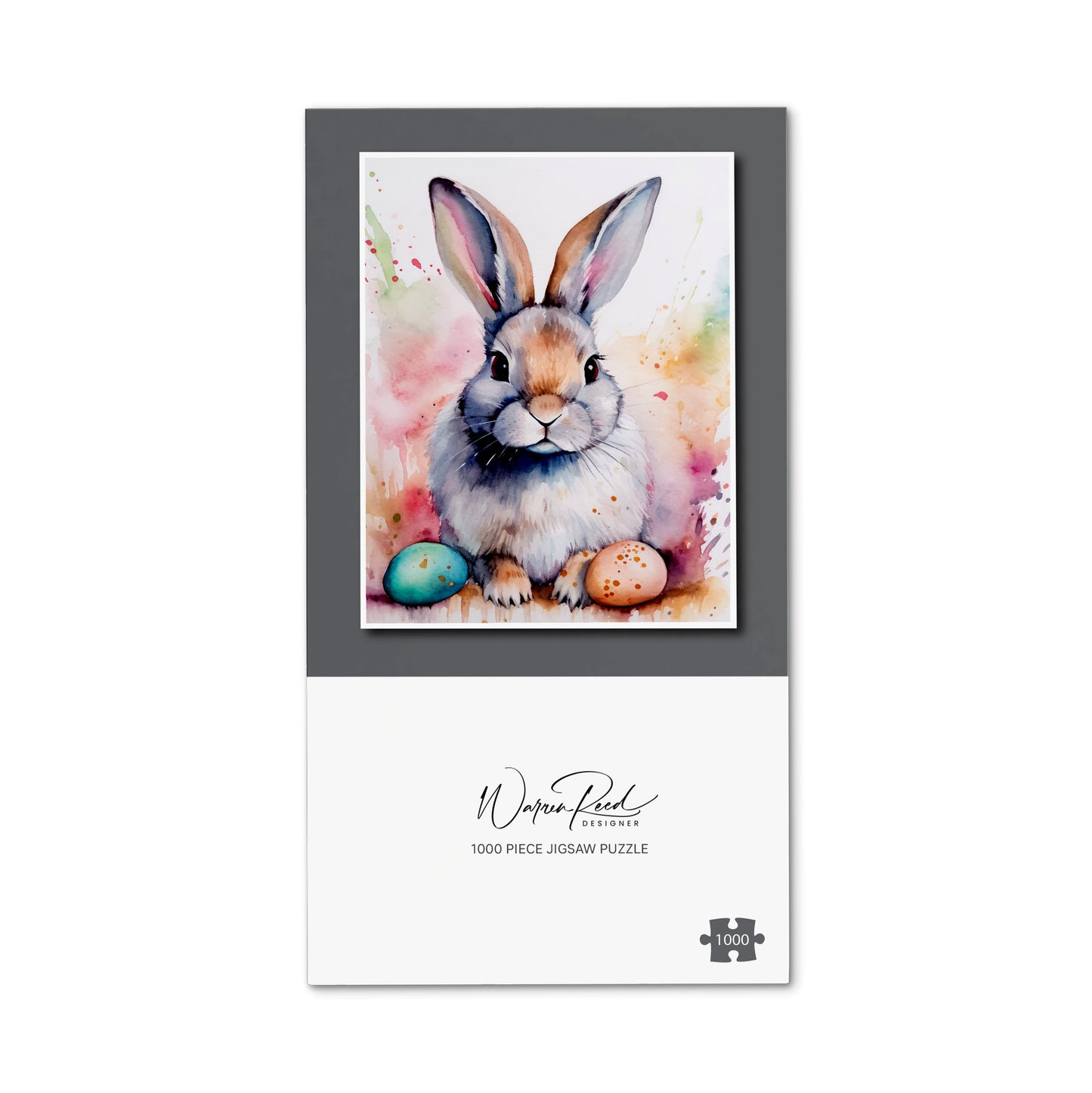 Easter Bunny Watercolour Jigsaw Puzzle