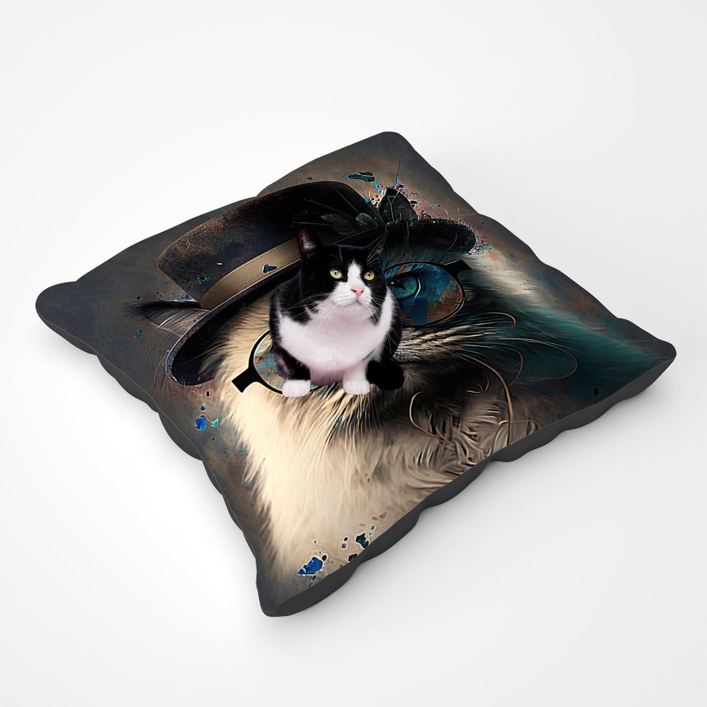 Birman Cat Face Splashart Pet Bed