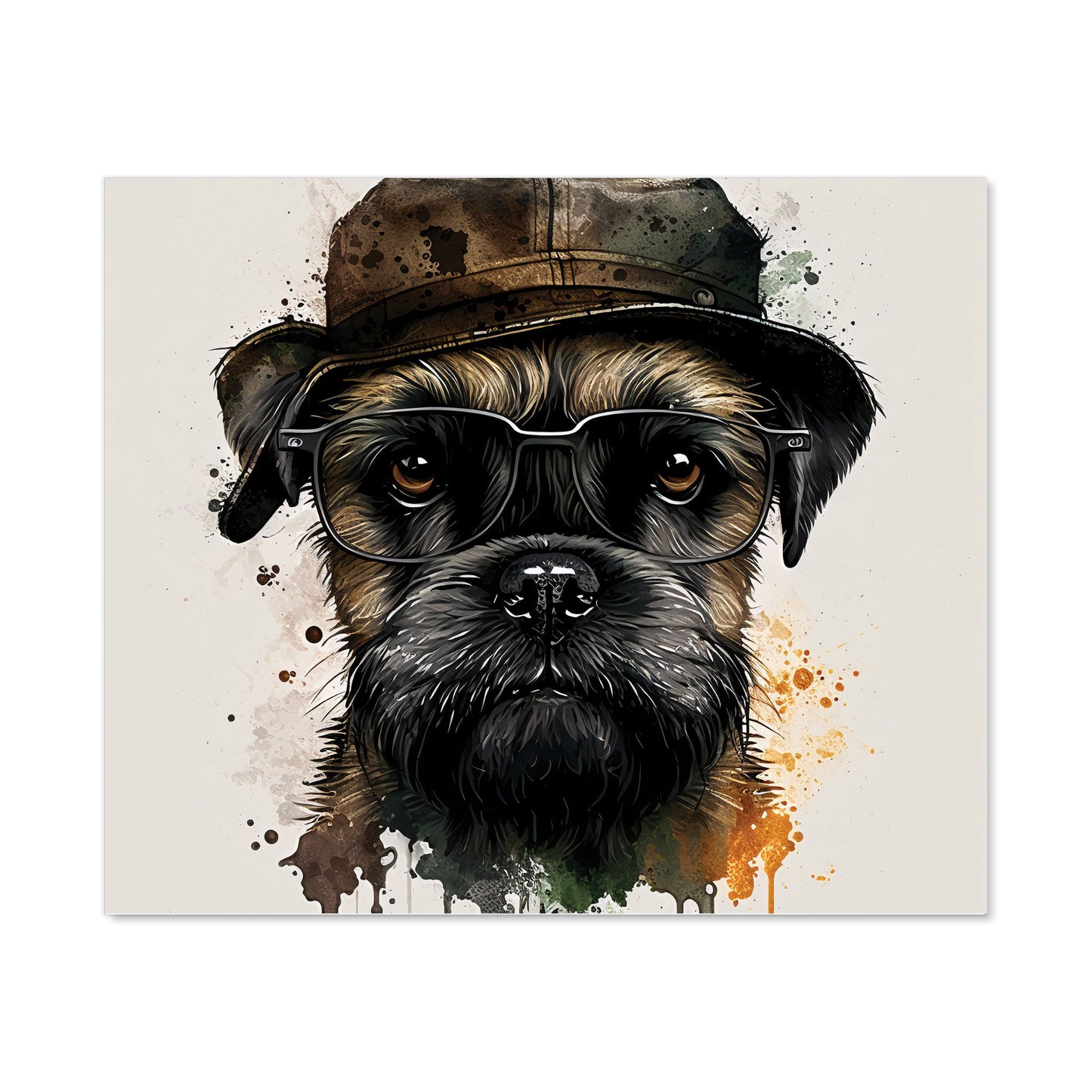 Border Terrier Dog Kitchen Splashback