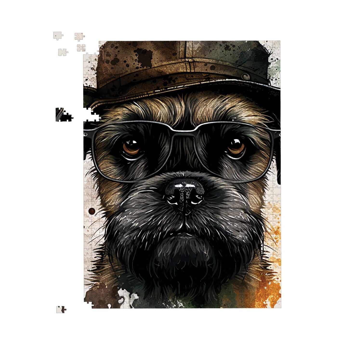Border Terrier Dog Jigsaw Puzzle