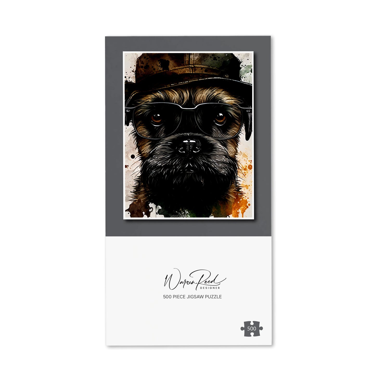Border Terrier Dog Jigsaw Puzzle