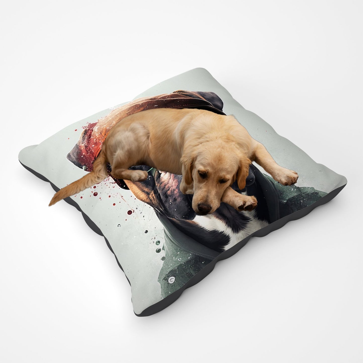 Boxer Dog With Hat Splashart Pet Bed