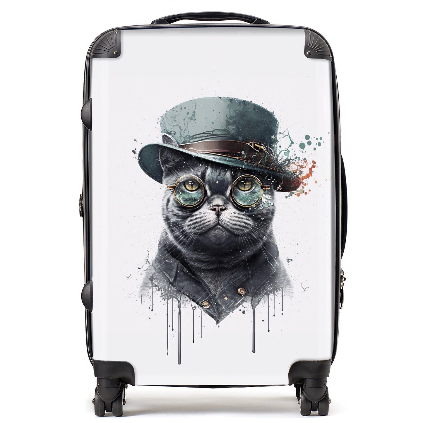 British Shorthair Cat Splashart Suitcase