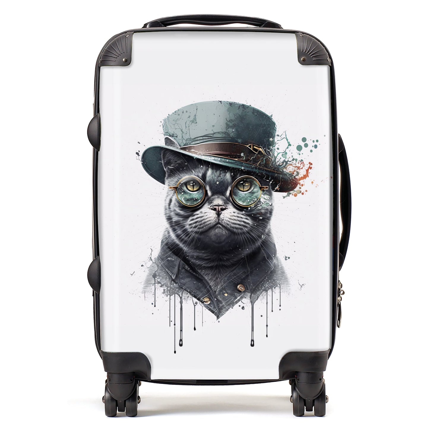 British Shorthair Cat Splashart Suitcase