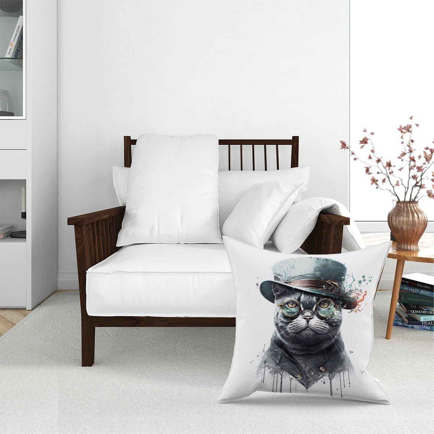 British Shorthair Cat Splashart Pet Bed