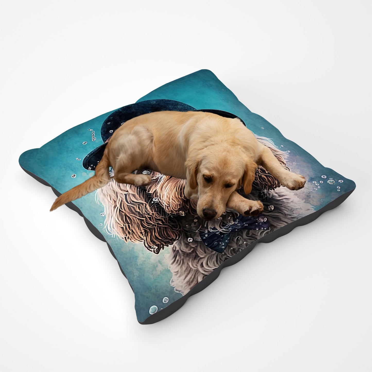 Cockapoo Dog Splashart Pet Bed