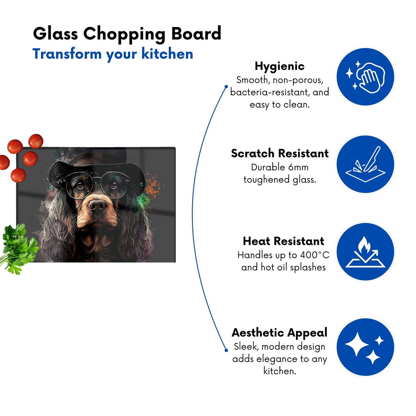 English Cocker Spaniel Chopping Board