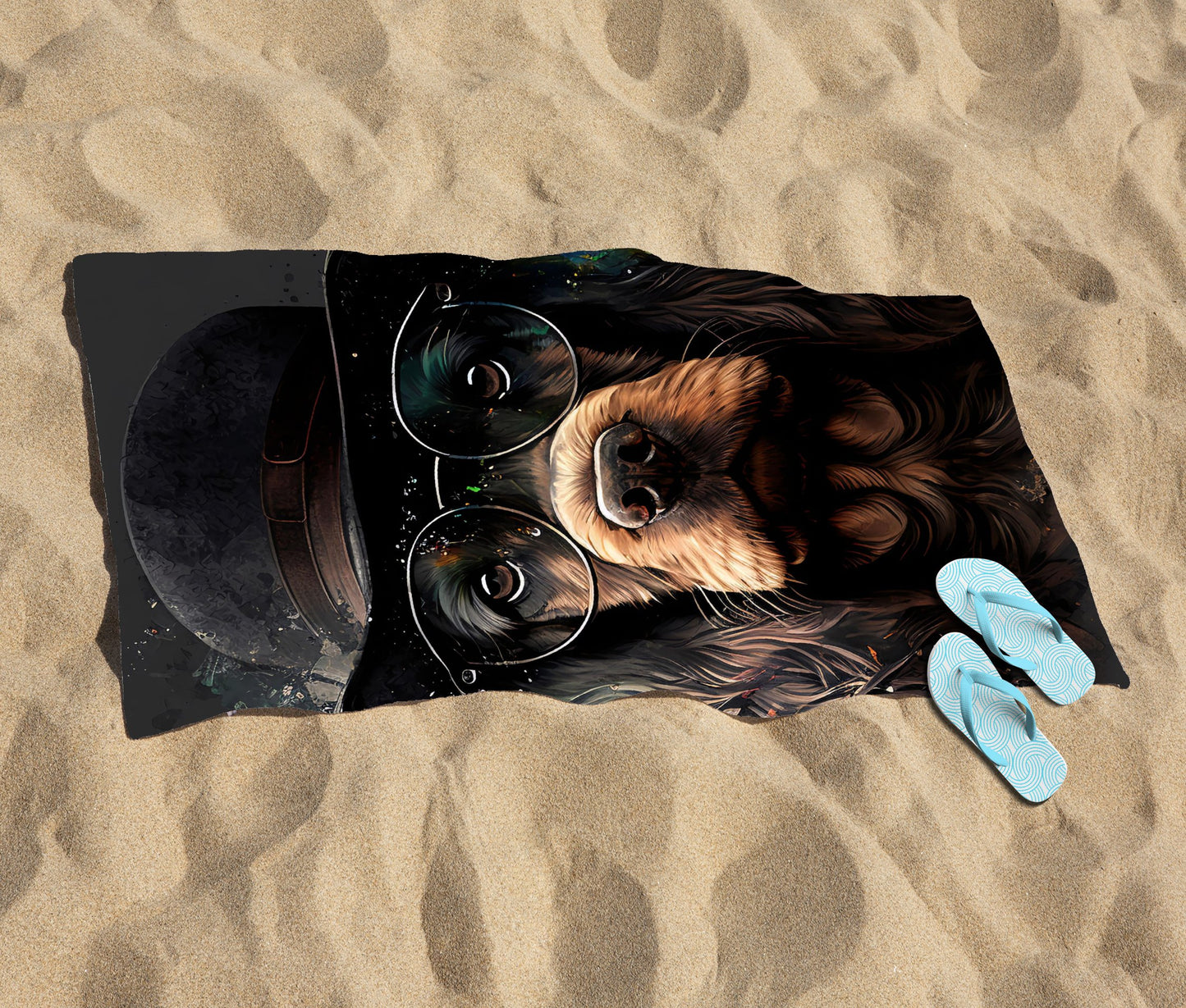 English Cocker Spaniel Beach Towel
