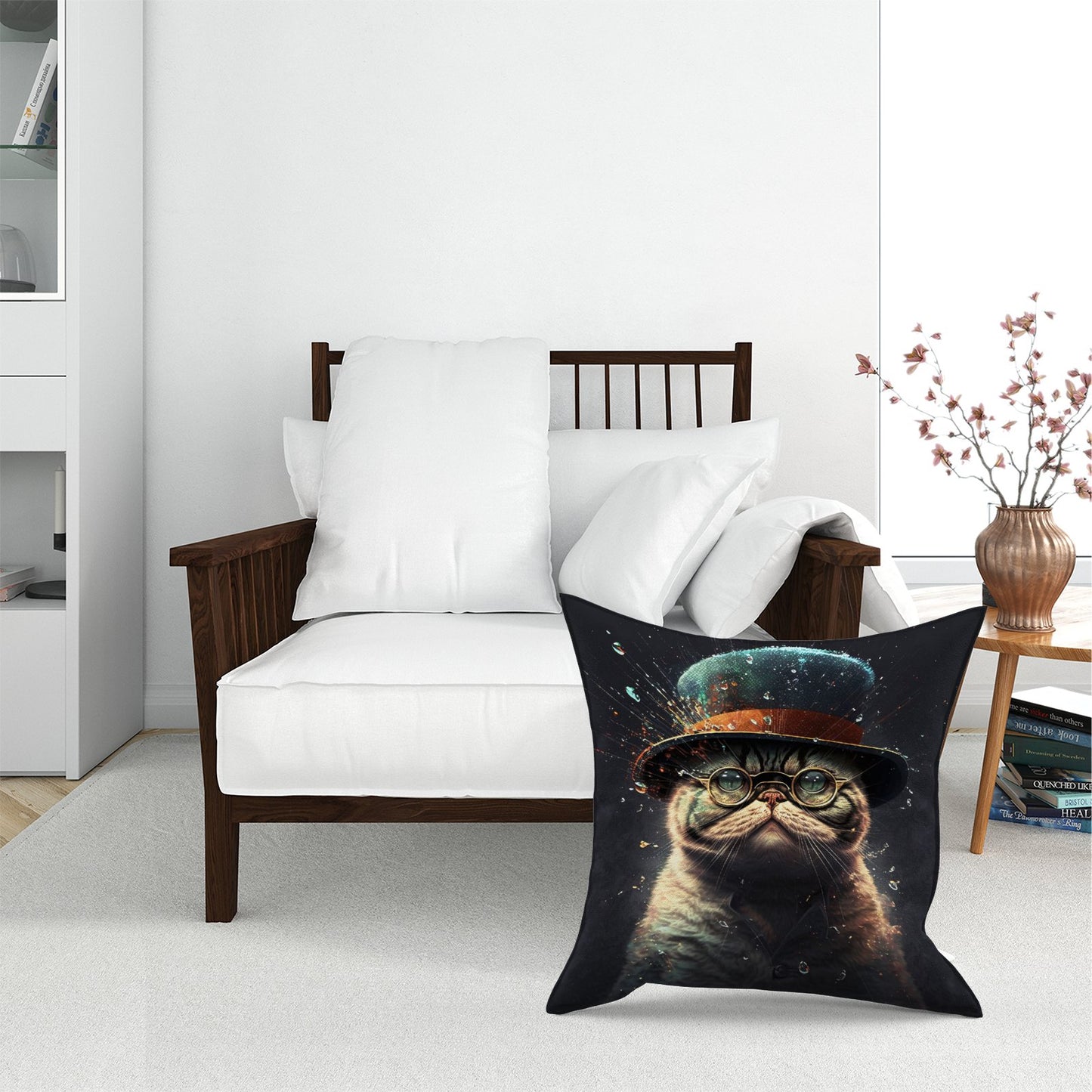 Shorthair Cat Splashart Pet Bed