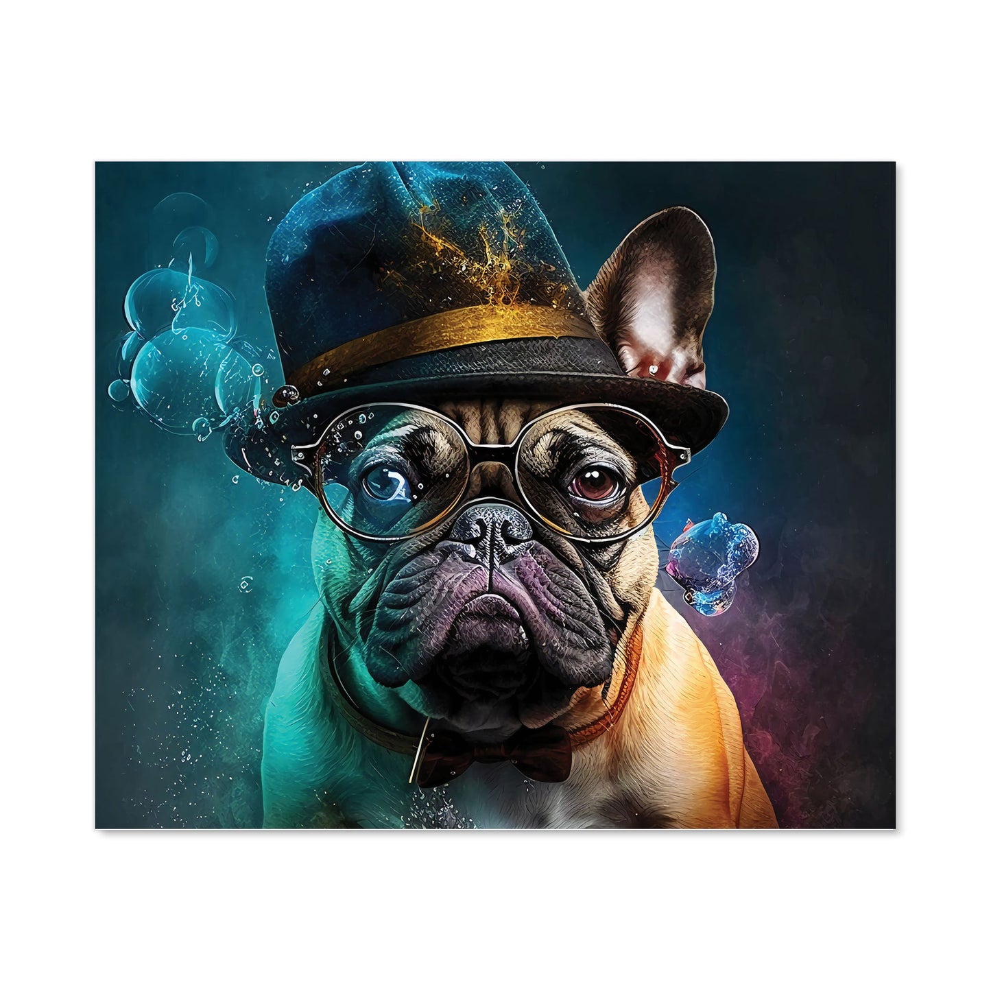 French Bulldog Splashart Kitchen Splashback