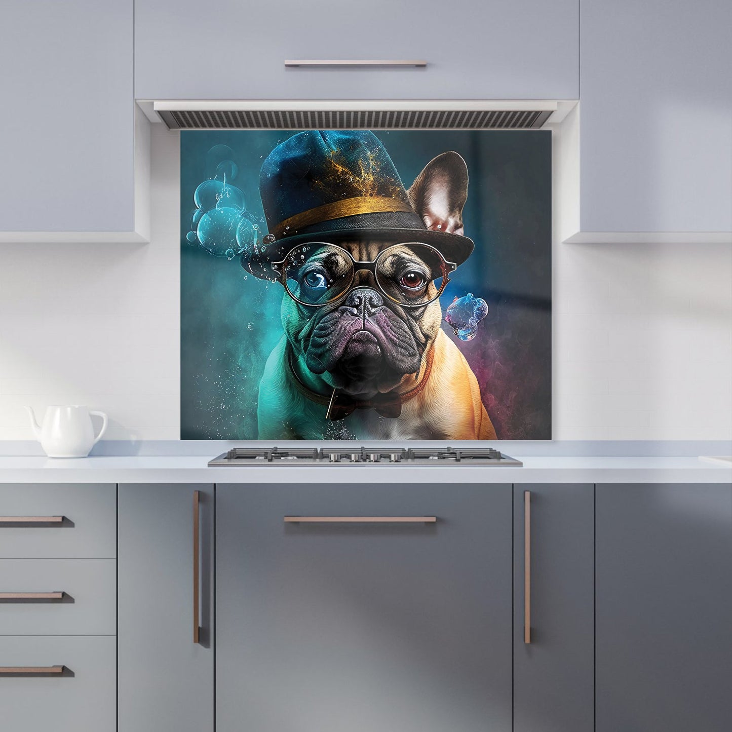 French Bulldog Splashart Kitchen Splashback