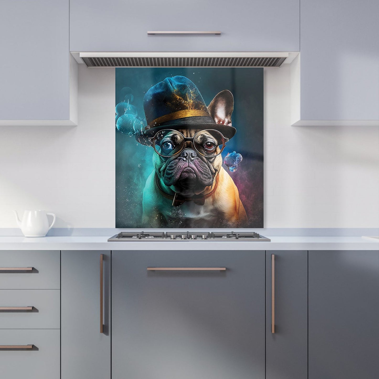 French Bulldog Splashart Kitchen Splashback
