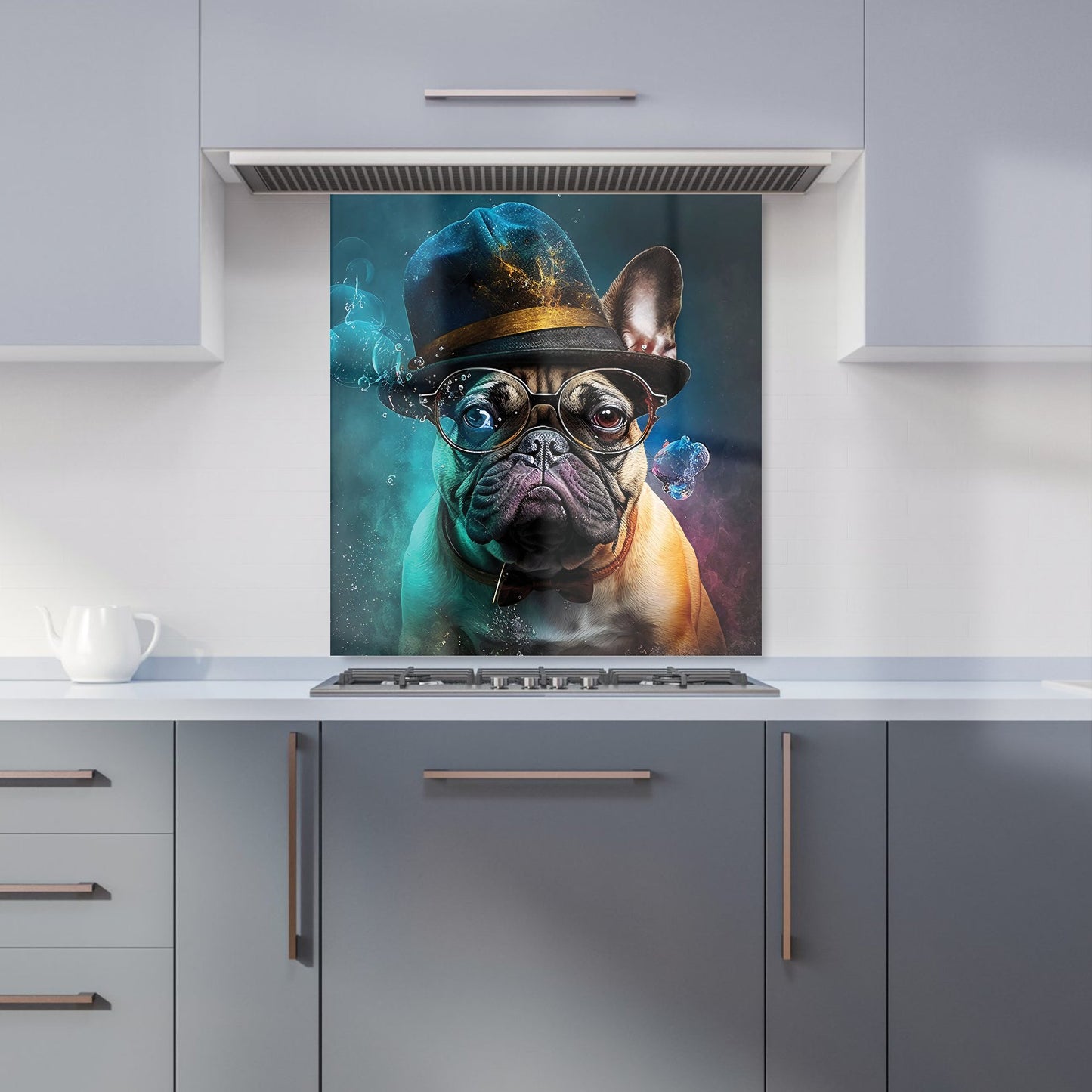 French Bulldog Splashart Kitchen Splashback