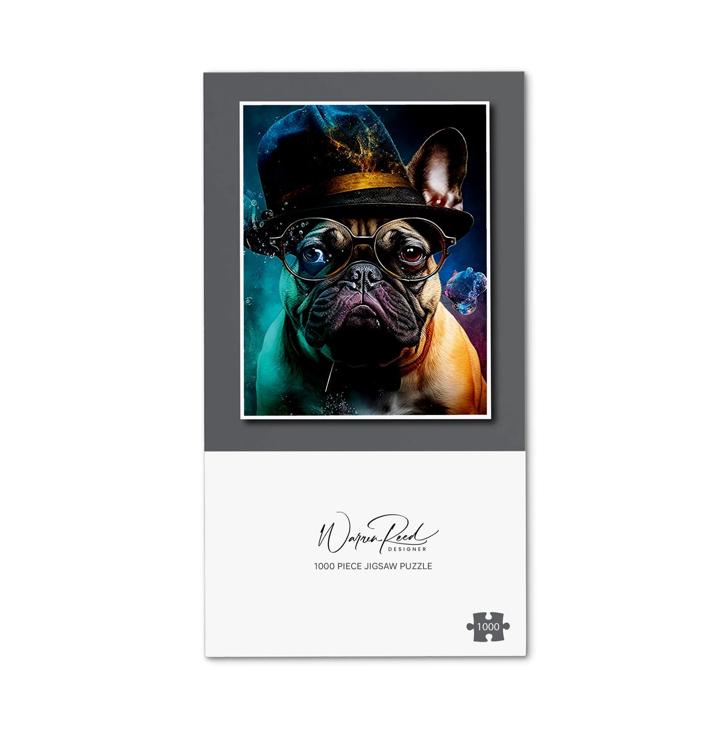 French Bulldog Splashart Jigsaw Puzzle