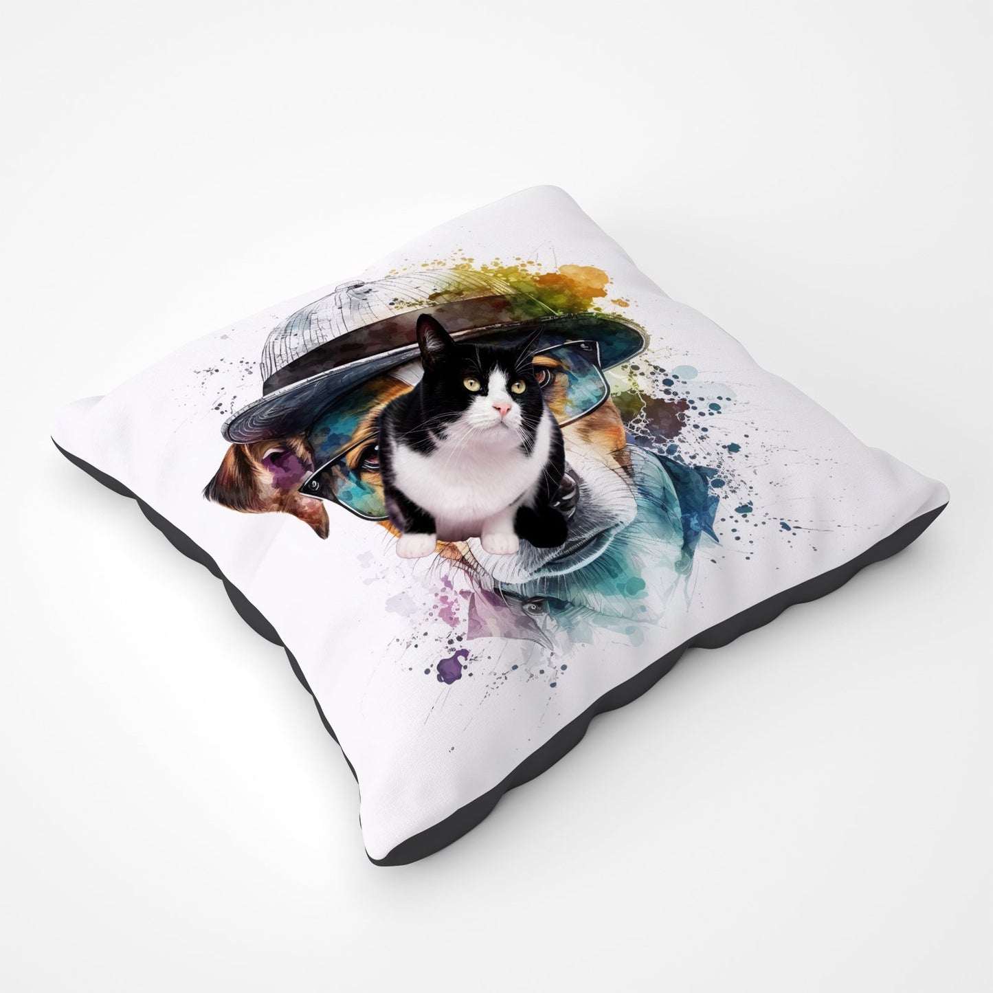 Jack Russell Dog Splashart Pet Bed