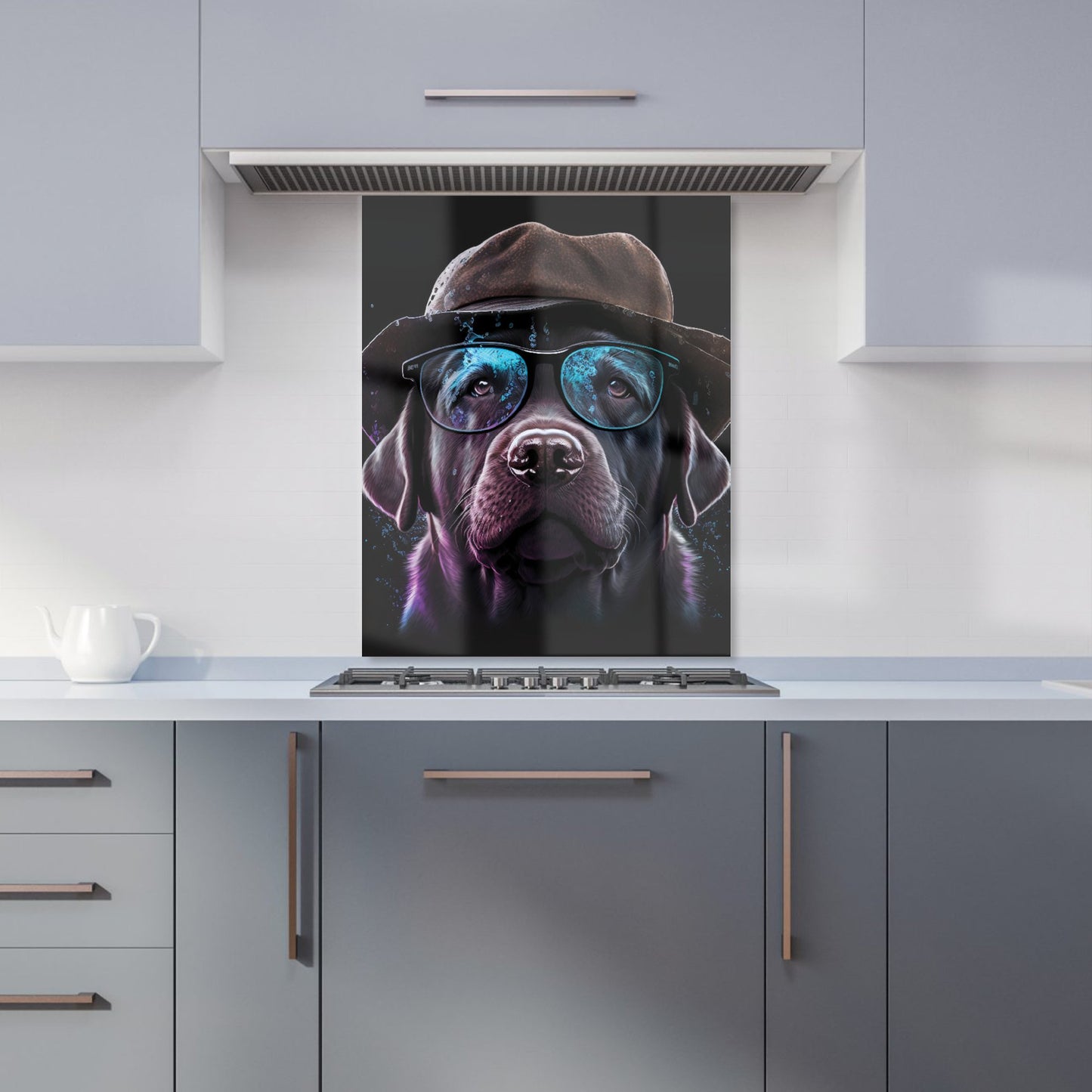 Labrador Retriever Dog Splashart Kitchen Splashback