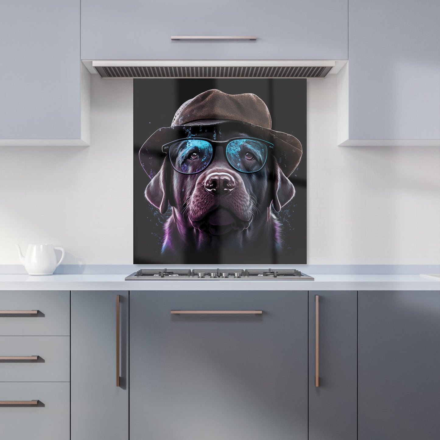Labrador Retriever Dog Splashart Kitchen Splashback