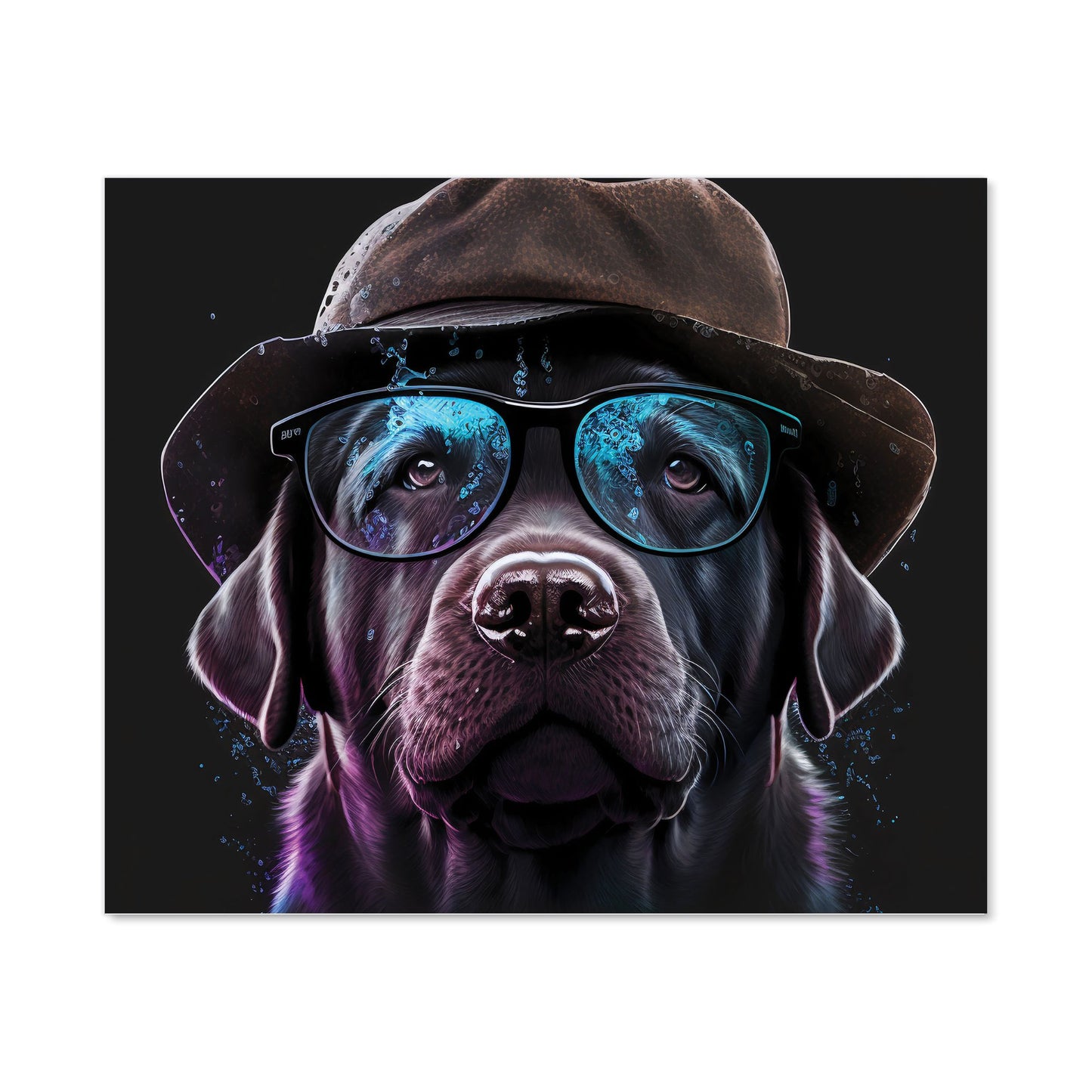 Labrador Retriever Dog Splashart Kitchen Splashback
