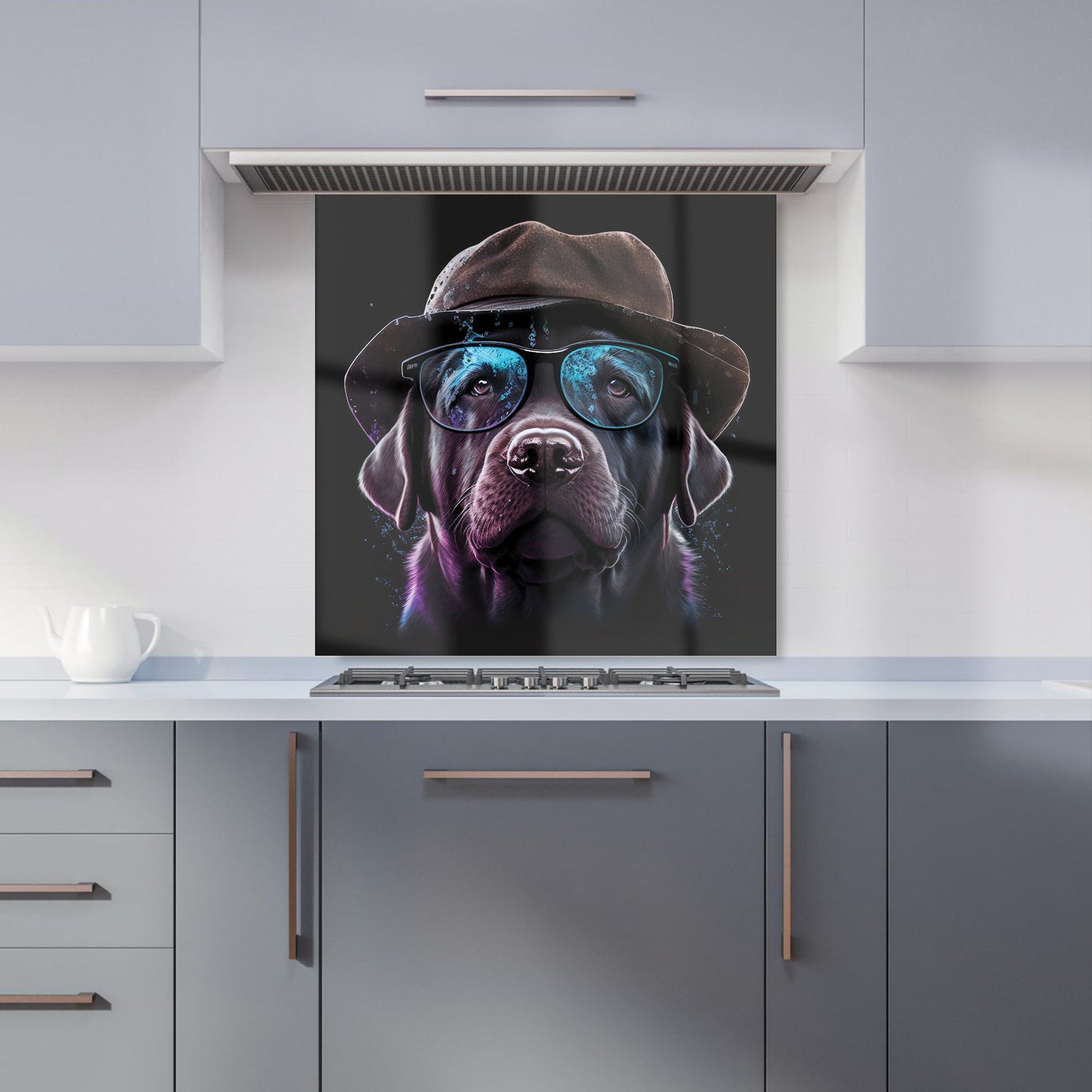 Labrador Retriever Dog Splashart Kitchen Splashback