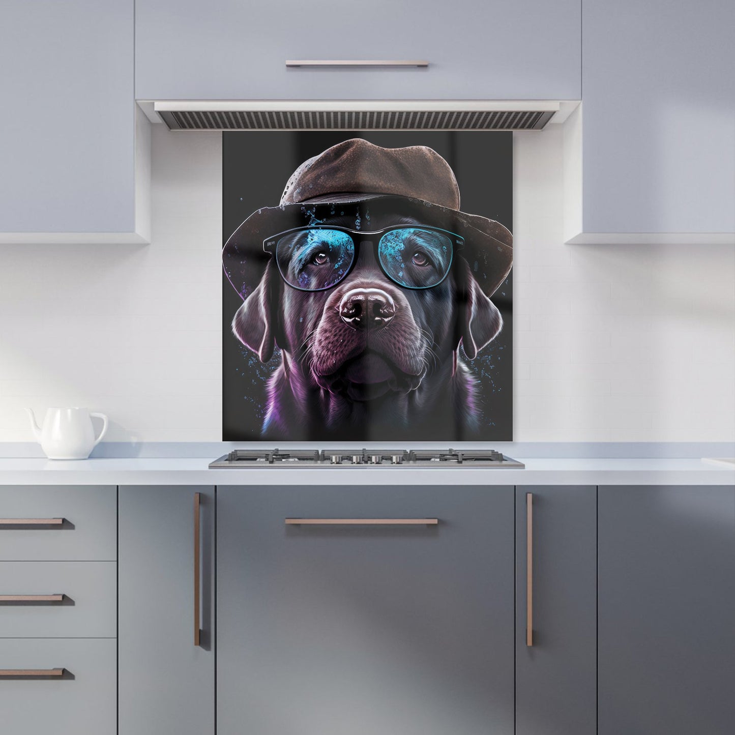 Labrador Retriever Dog Splashart Kitchen Splashback
