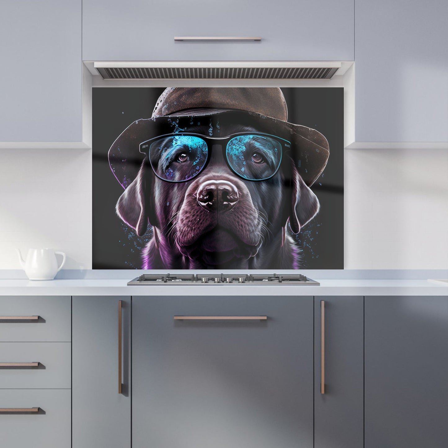Labrador Retriever Dog Splashart Kitchen Splashback