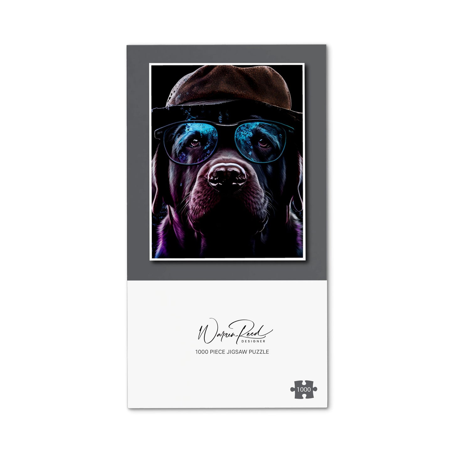 Labrador Retriever Dog Splashart Jigsaw Puzzle