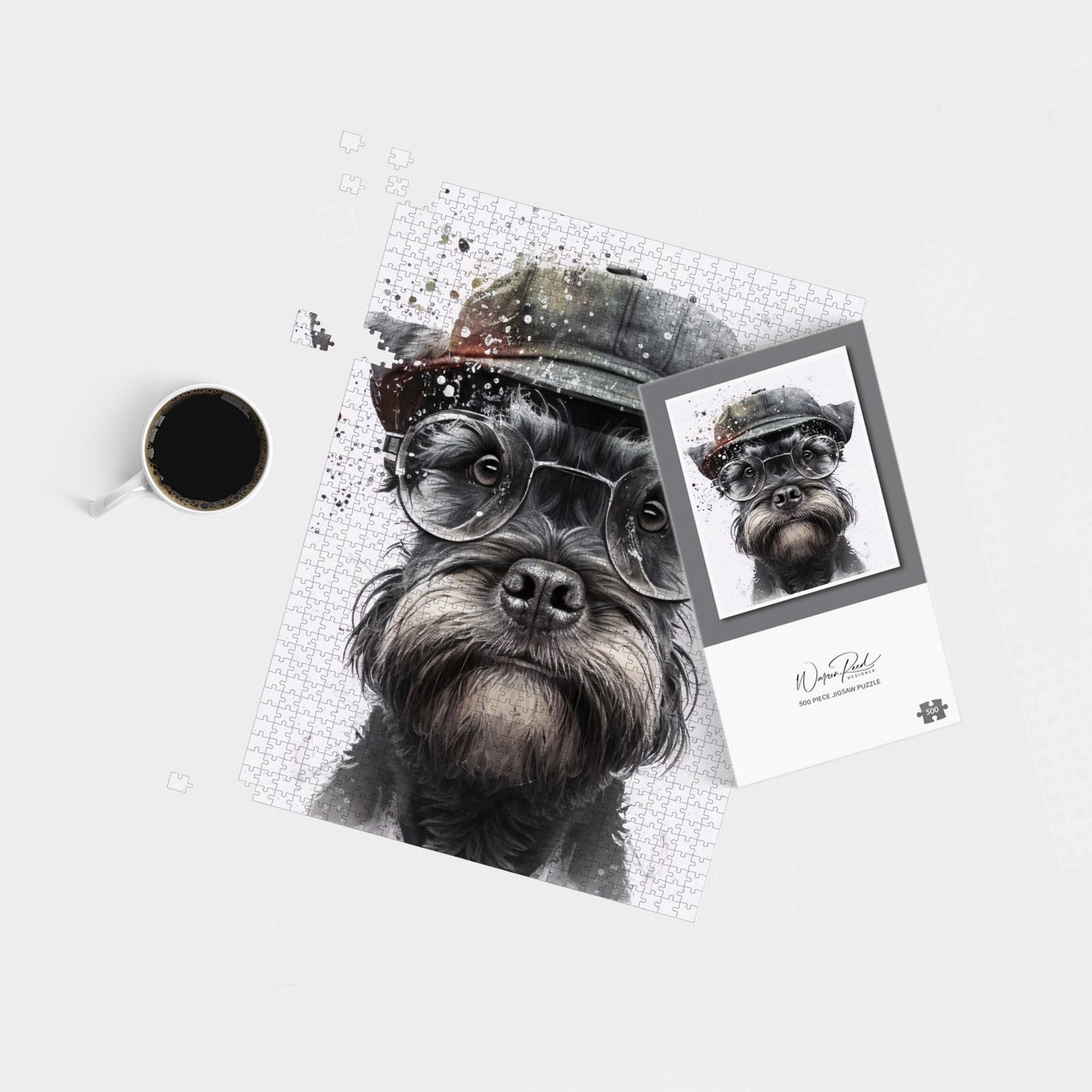 Miniature Schnauzer Dog Jigsaw Puzzle
