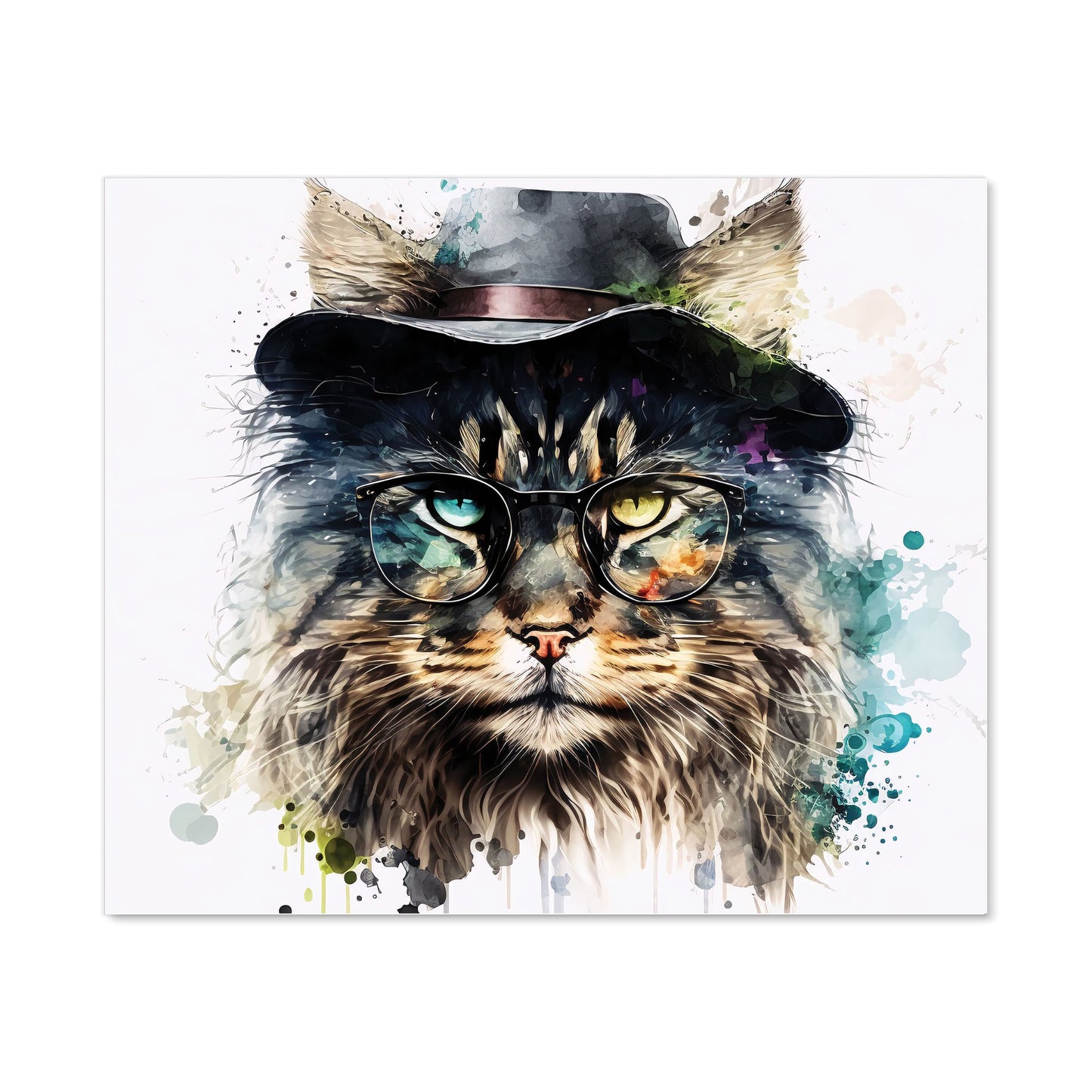 Norwegian Forest Cat Splashart Kitchen Splashback