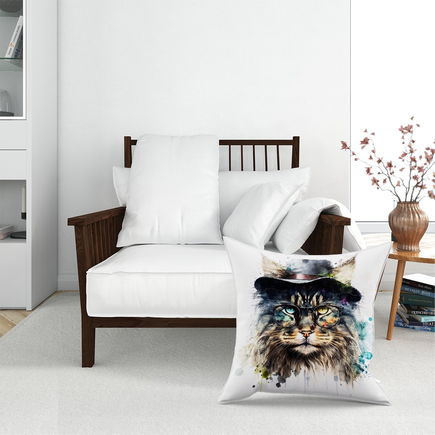 Norwegian Forest Cat Splashart Pet Bed