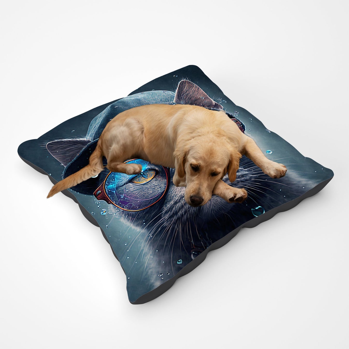 Russian Blue Cat Splashart Pet Bed