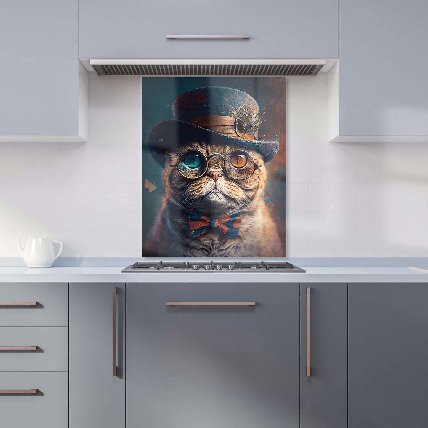 Scottish Fold Cat Kitchen Splashback