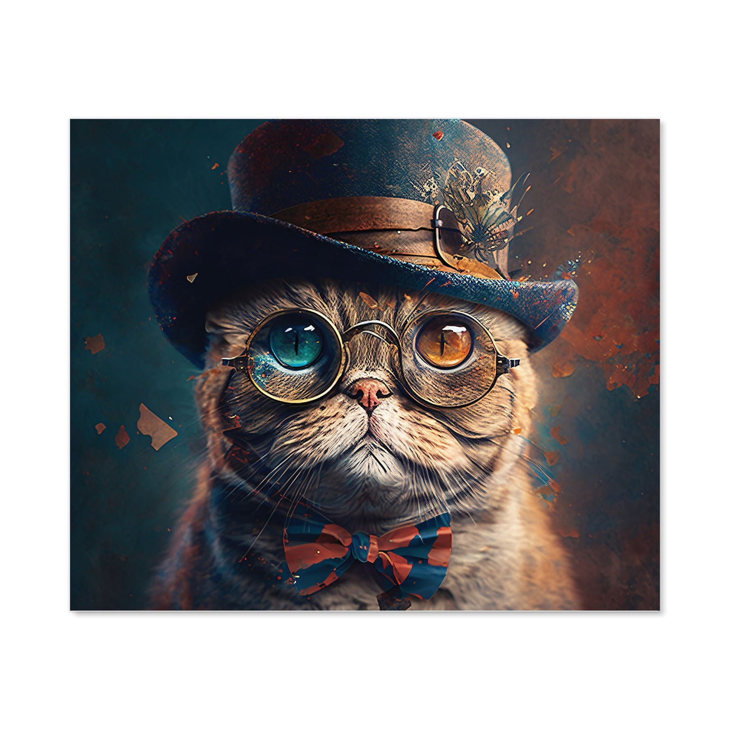 Scottish Fold Cat Kitchen Splashback