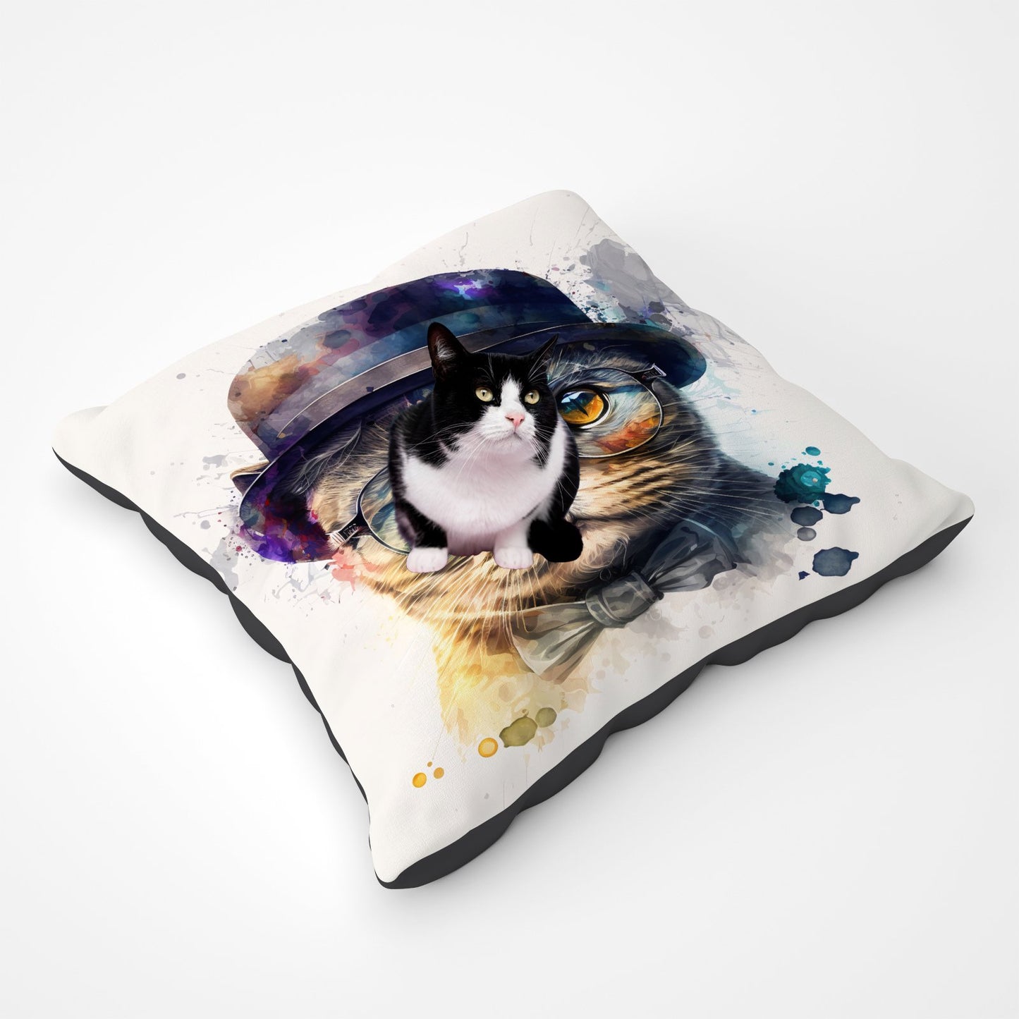 Scottish Fold Cat Splashart Pet Bed