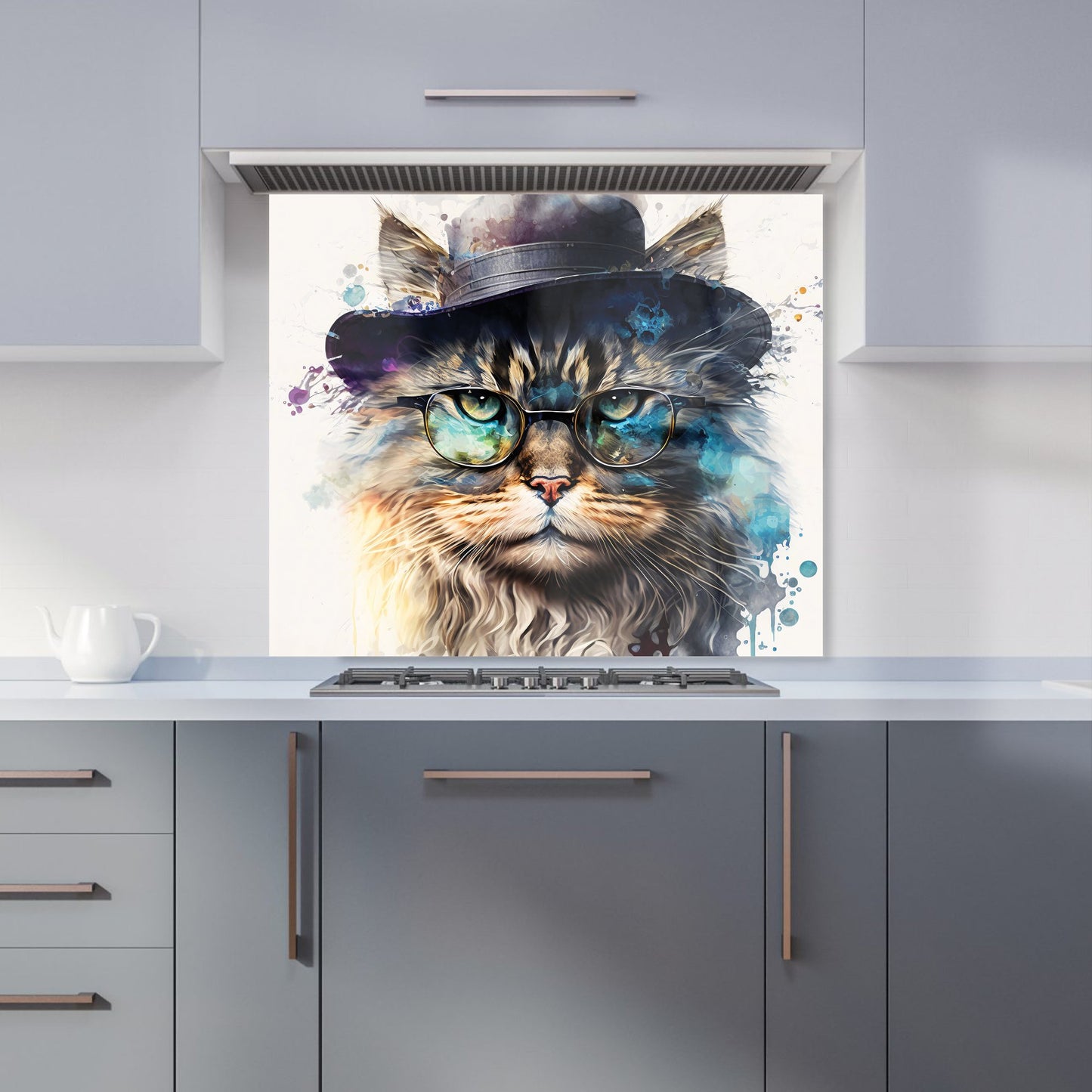 Siberian Cat Splashart Kitchen Splashback