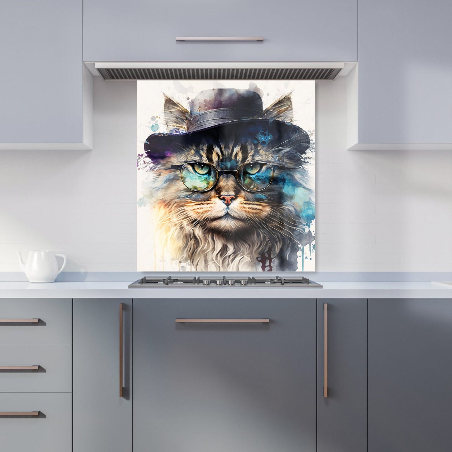 Siberian Cat Splashart Kitchen Splashback