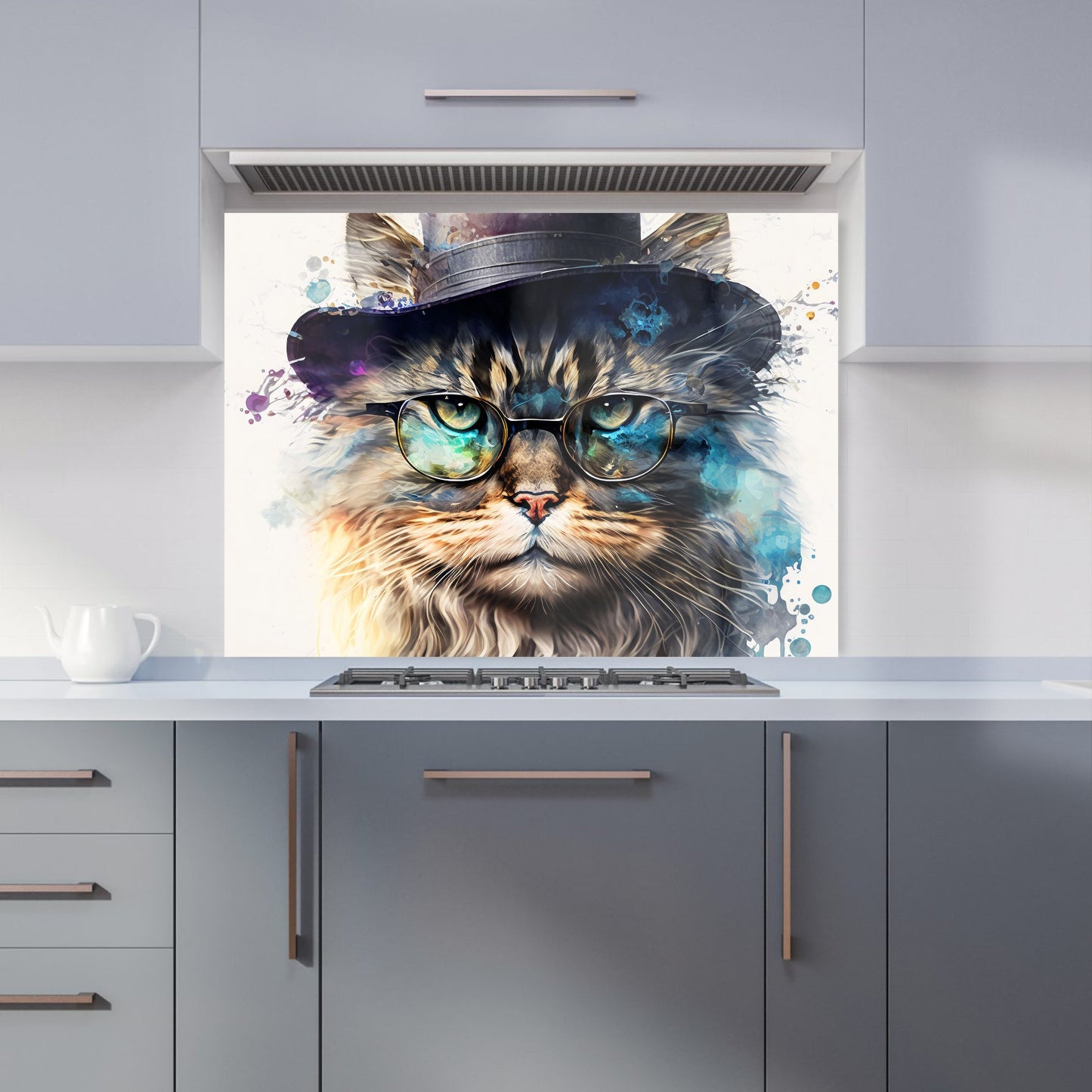Siberian Cat Splashart Kitchen Splashback