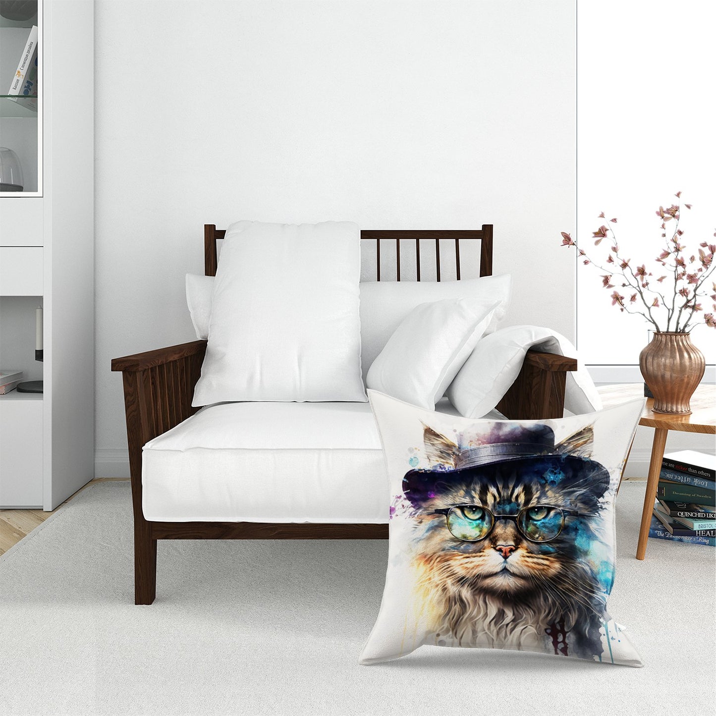Siberian Cat Splashart Pet Bed