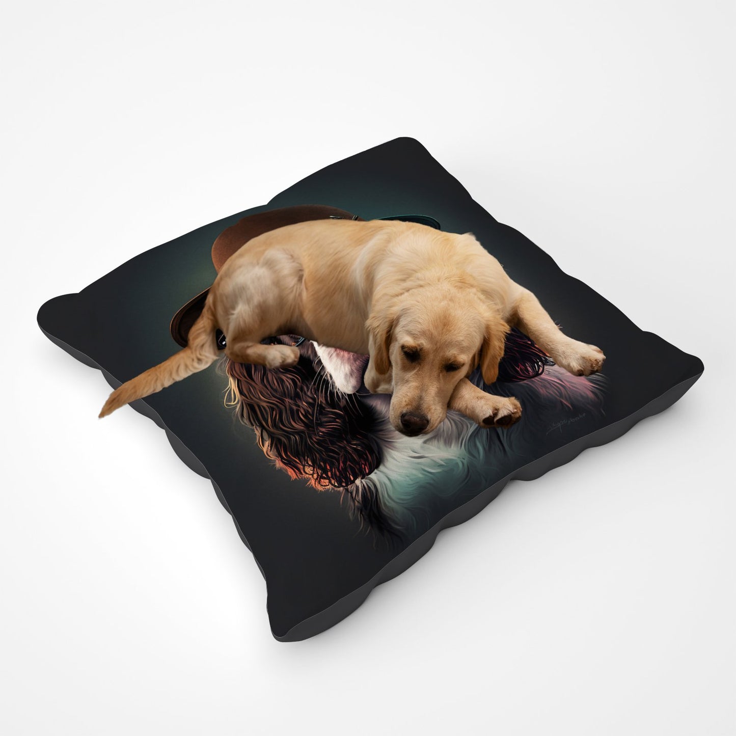 Springer Spaniel Dog Splashart Pet Bed