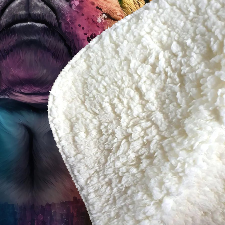 Staffordshire Bull Terrier Dog Splashart Sherpa Blanket