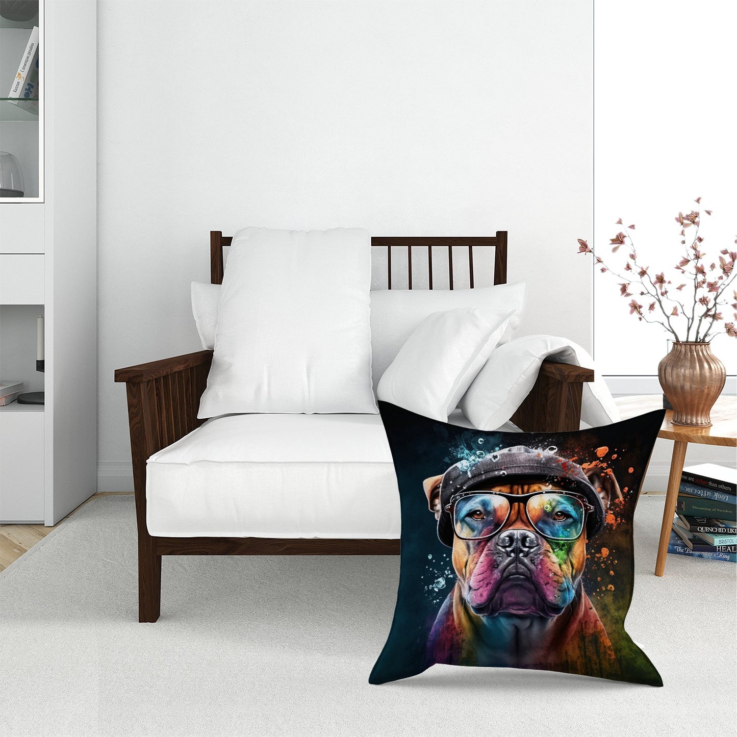 Staffordshire Bull Terrier Dog Splashart Pet Bed