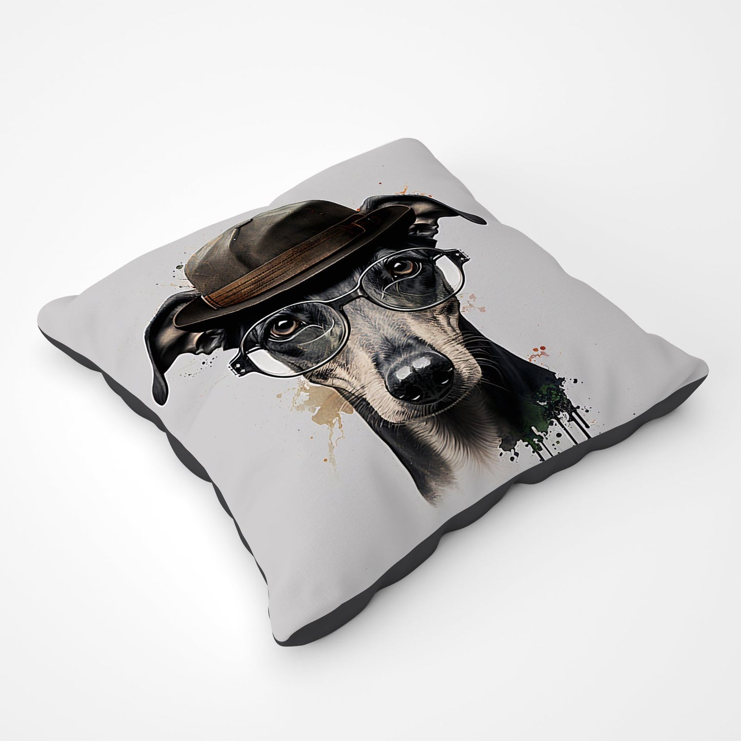 Whippet Dog Splashart Pet Bed
