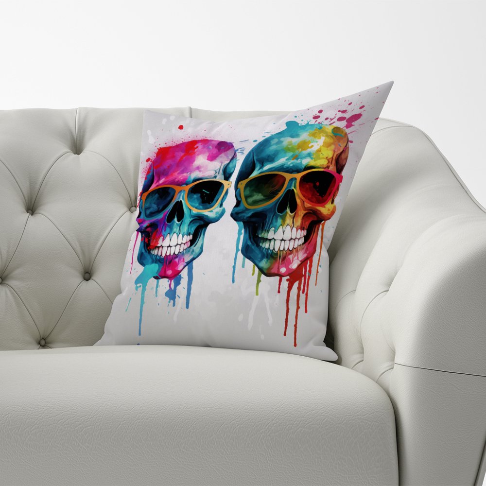 Splashart Happy Skeletons Cushions