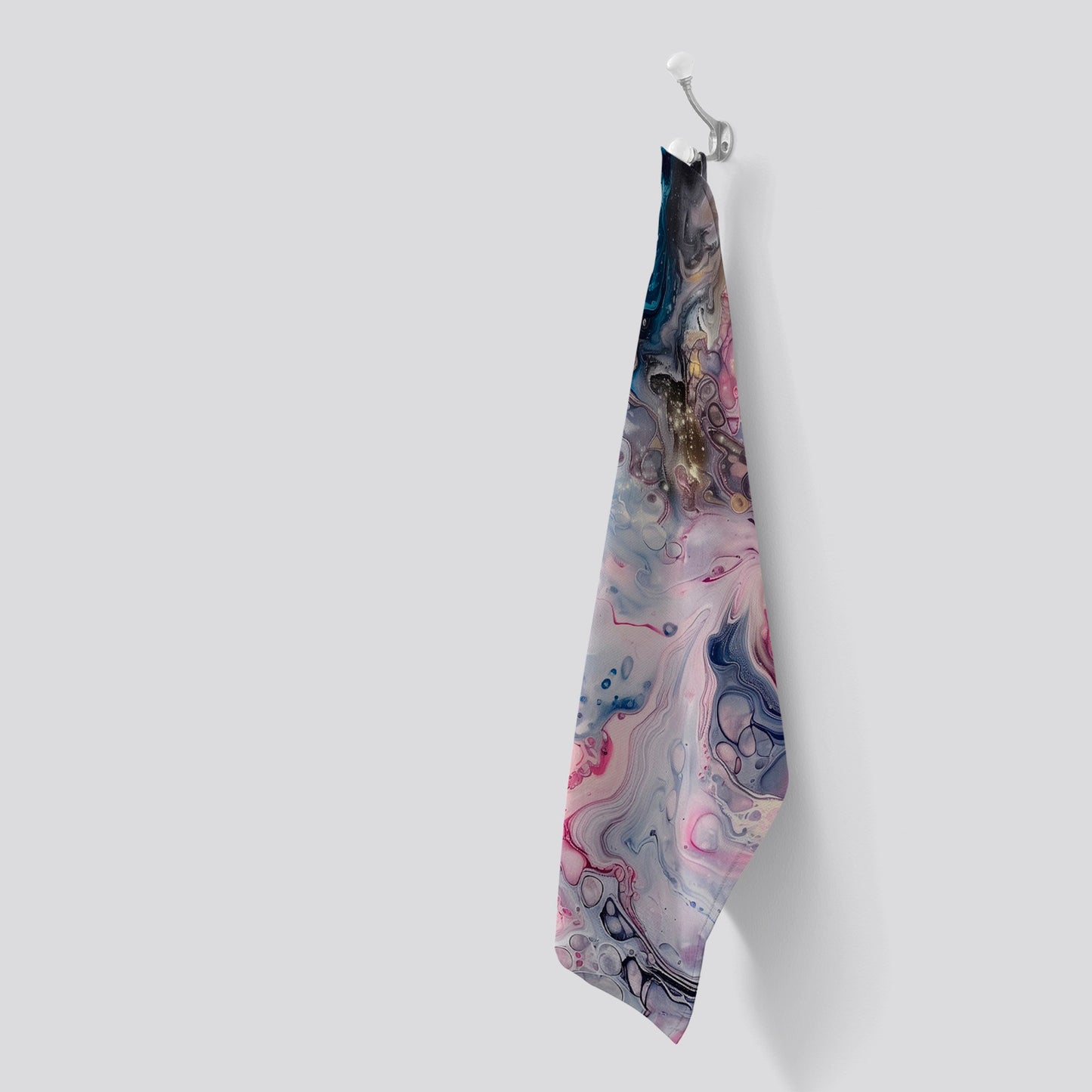 Ethereal Swirls: Dreams In Motion Tea Towel