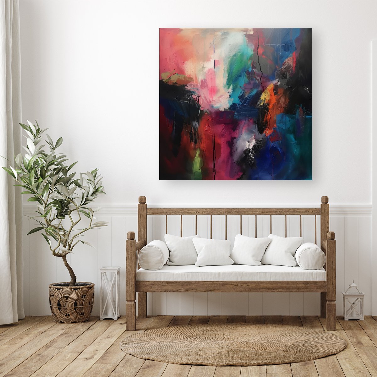 Cosmic Fusion: Colours Of The Universe Canvas
