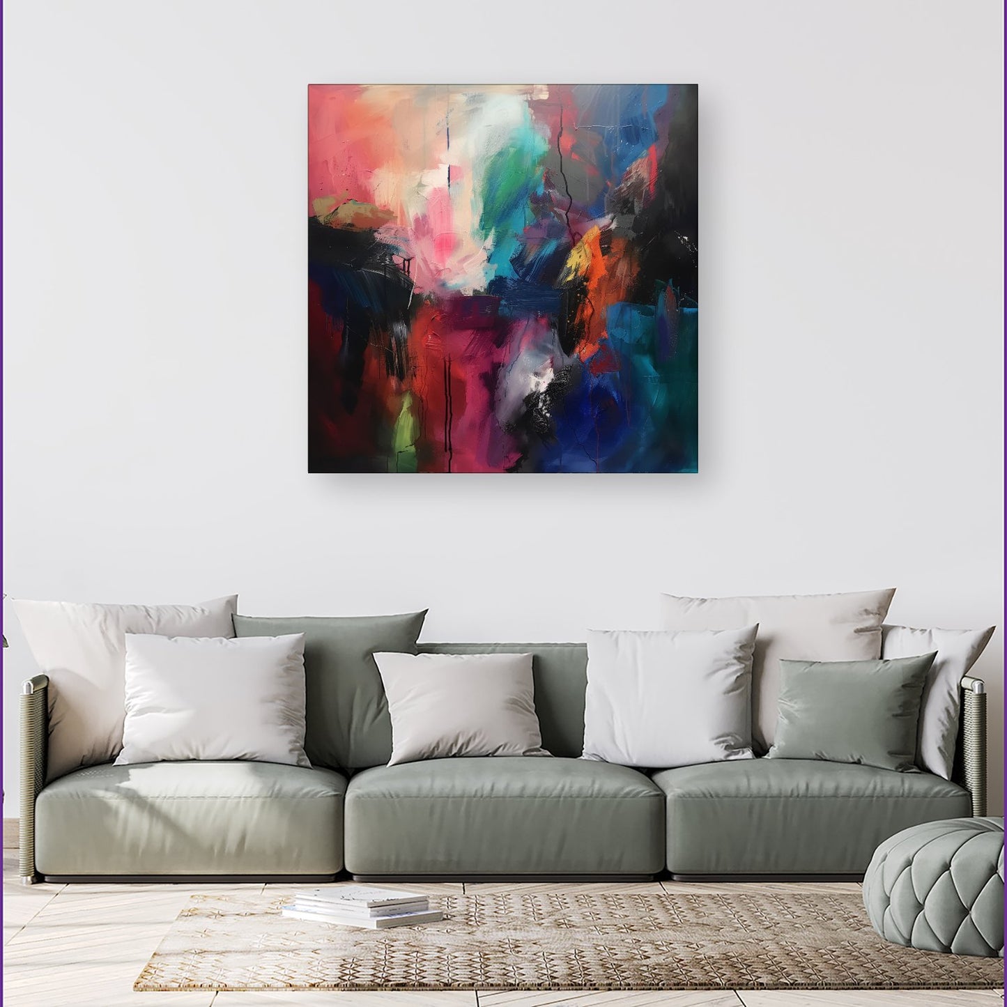Cosmic Fusion: Colours Of The Universe Canvas